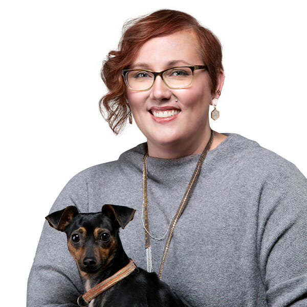 Dr. Julie Lada with pet