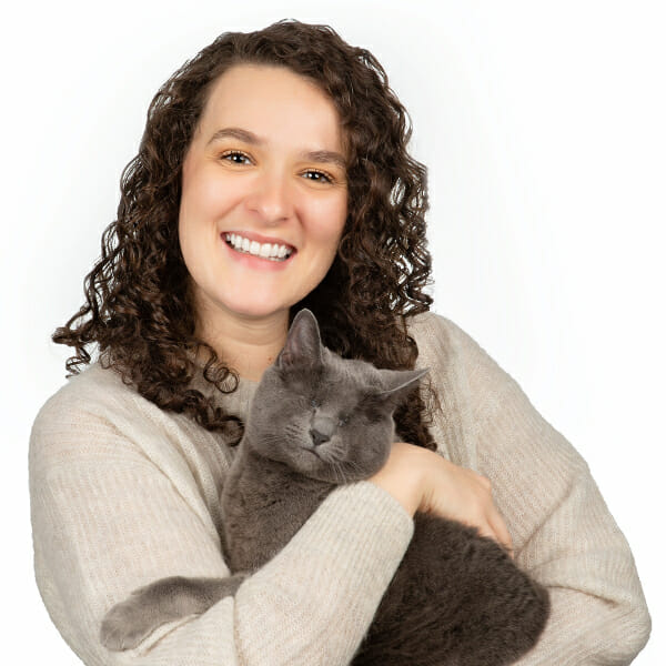 Dr. Alison Leaver with pet