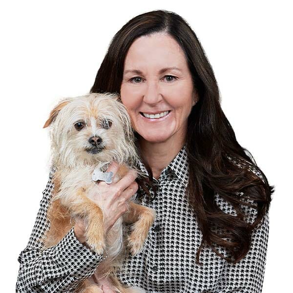 Dr. Nell Dalton with pet