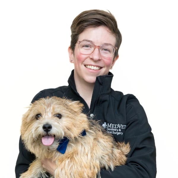 Dr. Emily Ward with pet