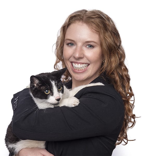 Dr. Abbie Kaufman with pet