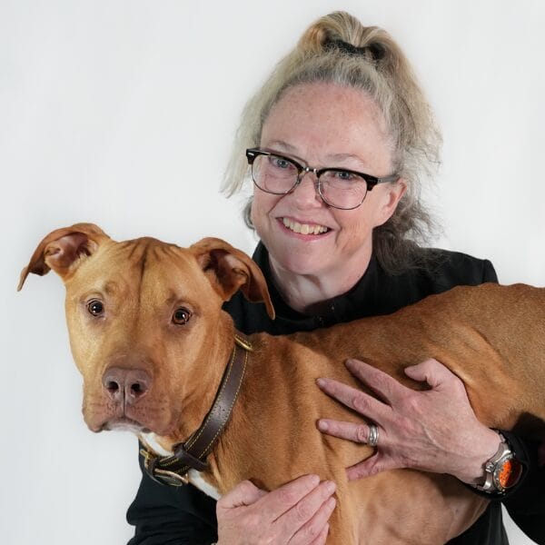 Dr. Alice Estes with pet