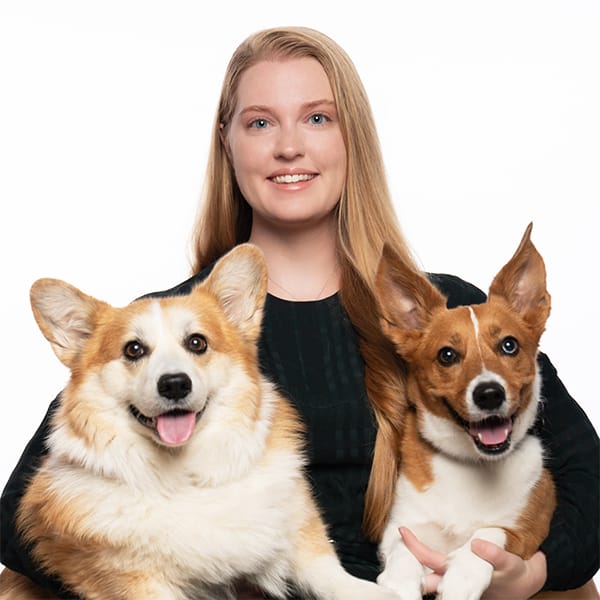 Dr. Anna Reuter with pets