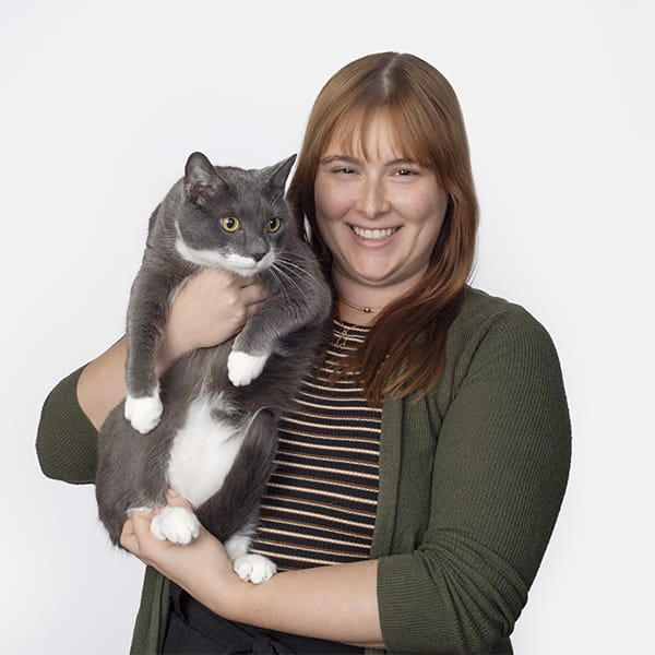 Dr. Dory Sanders with pet