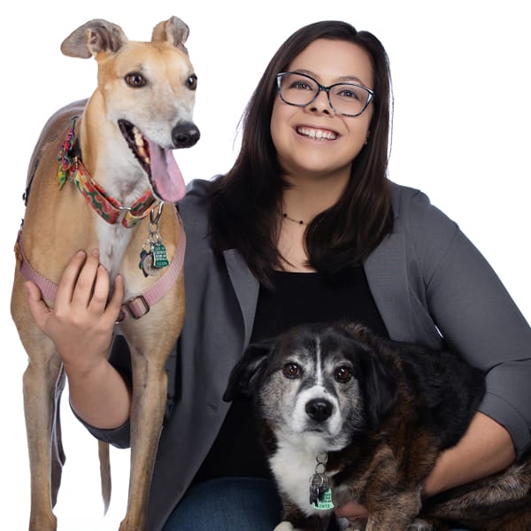 Dr. Ashley Sindelar with pets
